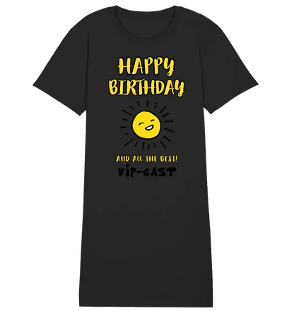 Birthday Design 2 • 4 versions • Ladies Premium T-Shirt Dress made of organic cotton S-2XL • Exclusive design • personalized