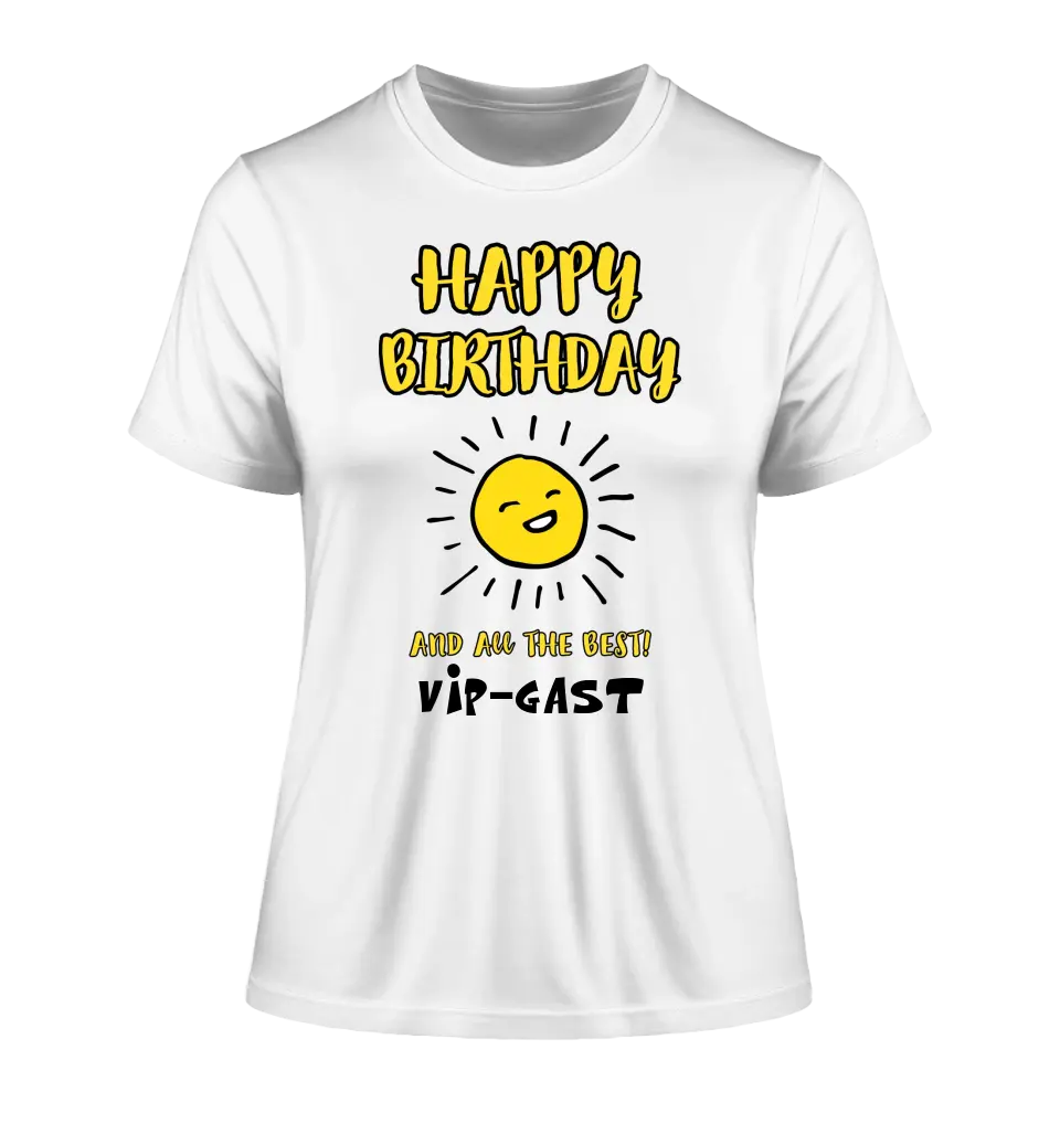 Geburtstag Design 2 • Ladies Premium T-Shirt XS-2XL aus Bio-Baumwolle für Damen • Exklusivdesign • personalisiert