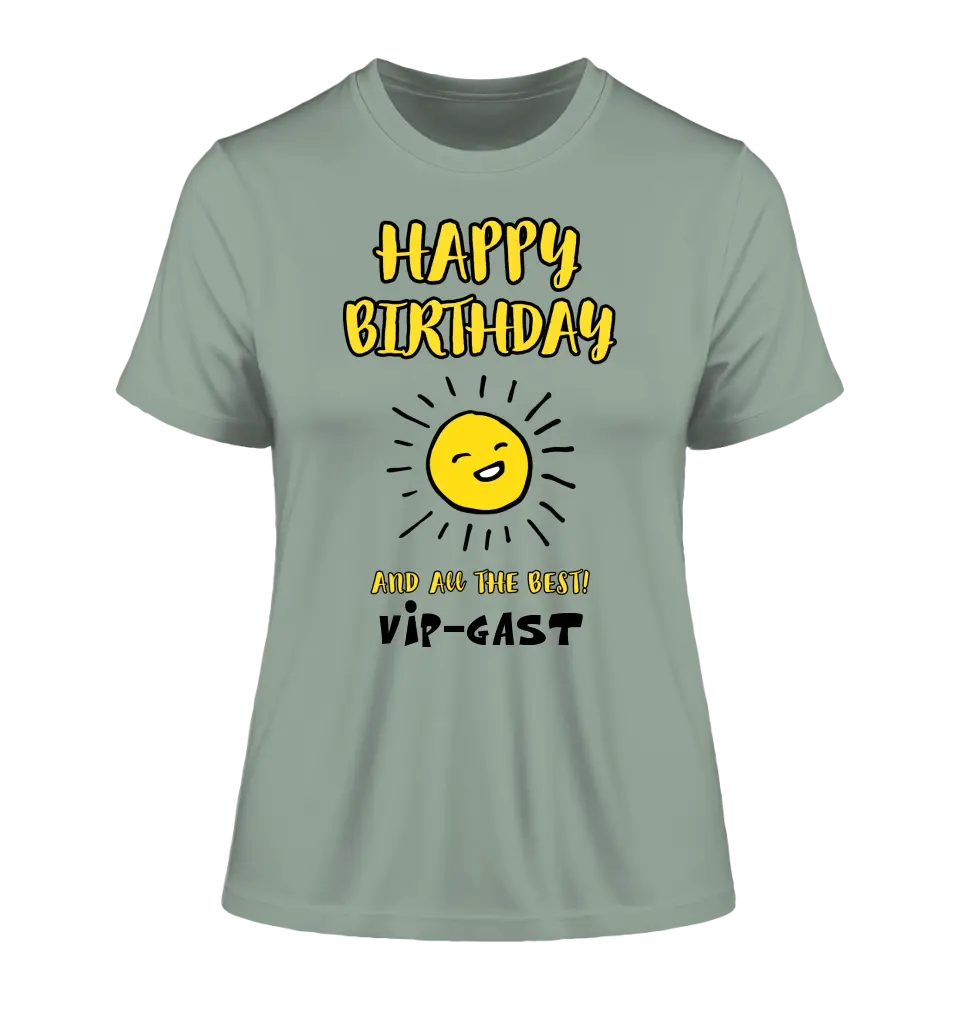 Geburtstag Design 2 • Ladies Premium T-Shirt XS-2XL aus Bio-Baumwolle für Damen • Exklusivdesign • personalisiert