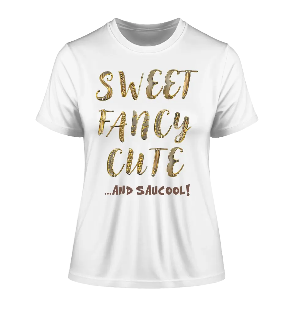 Sweet Fancy Cute • Ladies Premium T-Shirt XS-2XL aus Bio-Baumwolle für Damen • Exklusivdesign • personalisiert