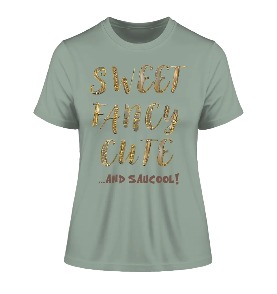 Sweet Fancy Cute • Ladies Premium T-Shirt XS-2XL aus Bio-Baumwolle für Damen • Exklusivdesign • personalisiert