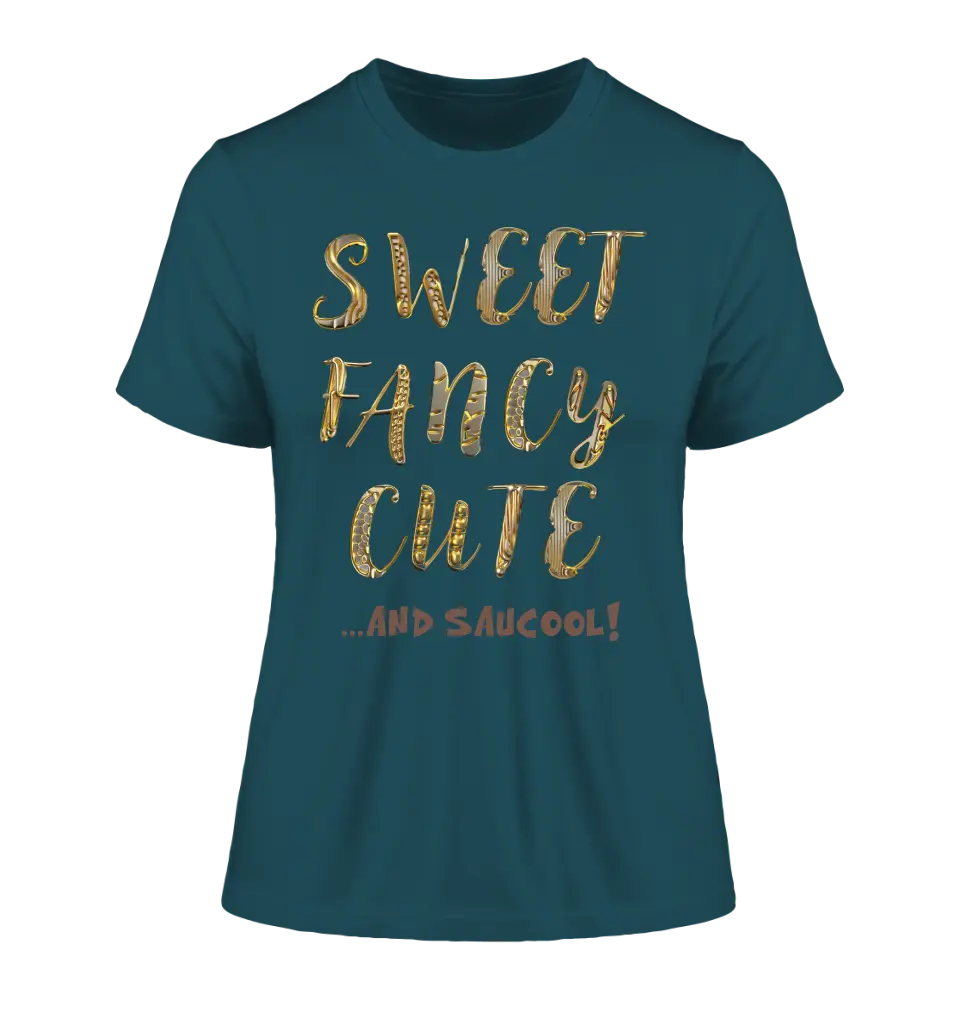 Sweet Fancy Cute • Ladies Premium T-Shirt XS-2XL aus Bio-Baumwolle für Damen • Exklusivdesign • personalisiert