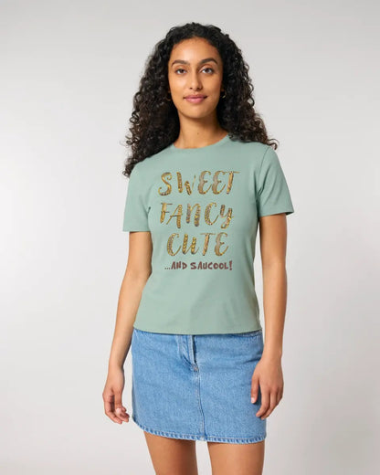 Sweet Fancy Cute • Ladies Premium T-Shirt XS-2XL aus Bio-Baumwolle für Damen • Exklusivdesign • personalisiert