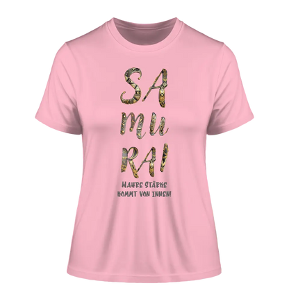 Samurai • Ladies Premium T-Shirt XS-2XL aus Bio-Baumwolle für Damen • Exklusivdesign • personalisiert