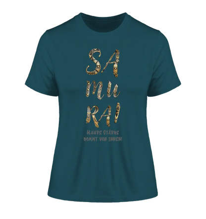 Samurai • Ladies Premium T-Shirt XS-2XL aus Bio-Baumwolle für Damen • Exklusivdesign • personalisiert