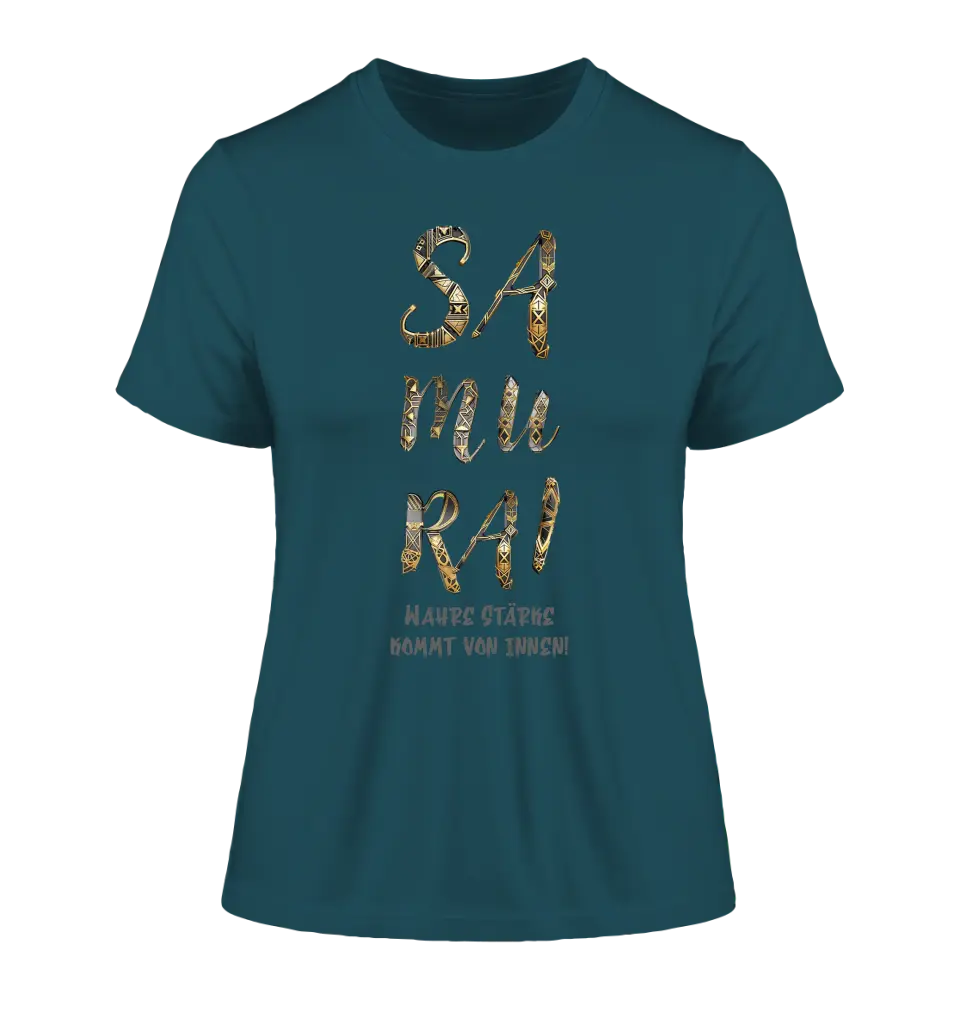 Samurai • Ladies Premium T-Shirt XS-2XL aus Bio-Baumwolle für Damen • Exklusivdesign • personalisiert