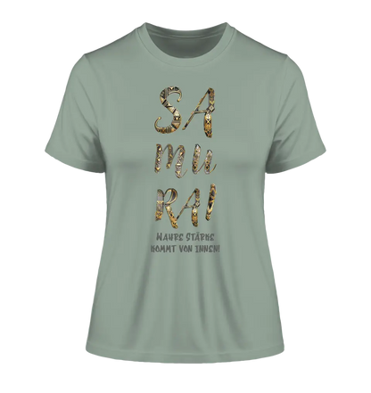 Samurai • Ladies Premium T-Shirt XS-2XL aus Bio-Baumwolle für Damen • Exklusivdesign • personalisiert