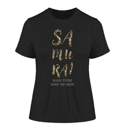 Samurai • Ladies Premium T-Shirt XS-2XL aus Bio-Baumwolle für Damen • Exklusivdesign • personalisiert