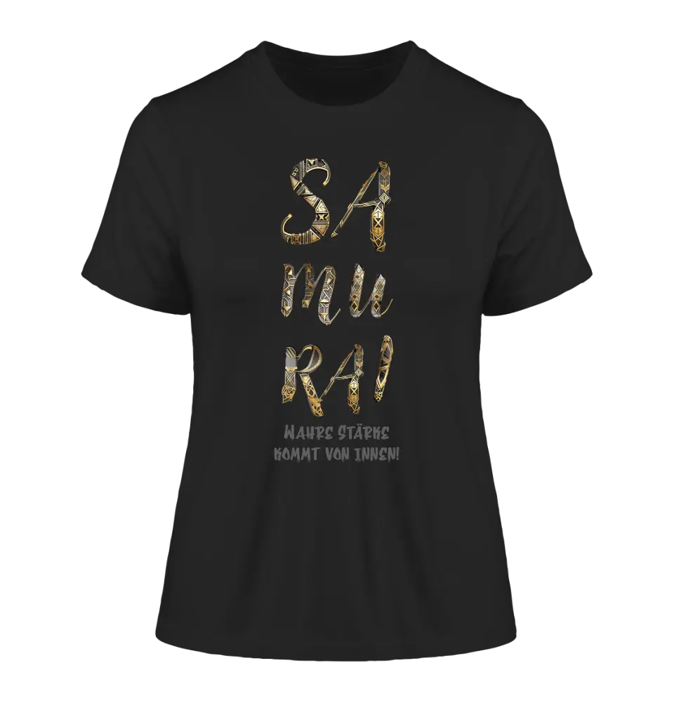 Samurai • Ladies Premium T-Shirt XS-2XL aus Bio-Baumwolle für Damen • Exklusivdesign • personalisiert