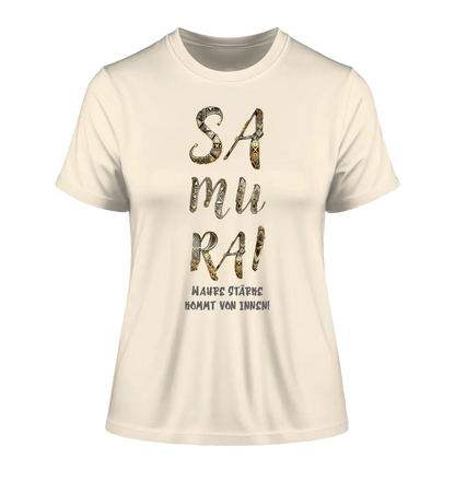 Samurai • Ladies Premium T-Shirt XS-2XL aus Bio-Baumwolle für Damen • Exklusivdesign • personalisiert