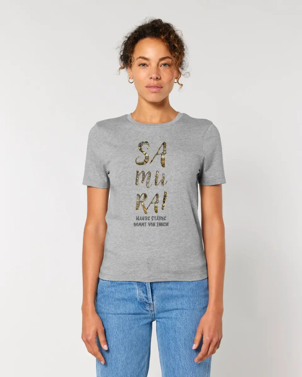 Samurai • Ladies Premium T-Shirt XS-2XL aus Bio-Baumwolle für Damen • Exklusivdesign • personalisiert