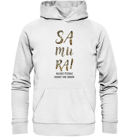 Samurai • Unisex Premium Hoodie XS-5XL aus Bio-Baumwolle für Damen & Herren  • Exklusivdesign • personalisiert