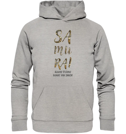 Samurai • Unisex Premium Hoodie XS-5XL aus Bio-Baumwolle für Damen & Herren  • Exklusivdesign • personalisiert