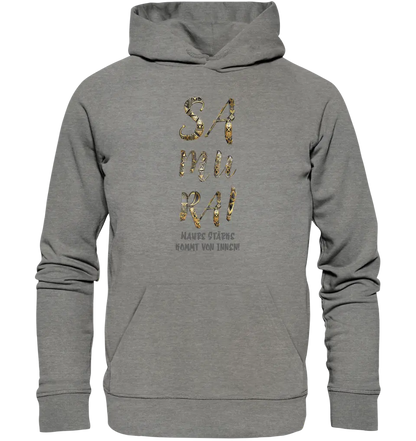 Samurai • Unisex Premium Hoodie XS-5XL aus Bio-Baumwolle für Damen & Herren  • Exklusivdesign • personalisiert