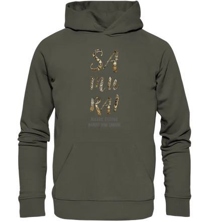 Samurai • Unisex Premium Hoodie XS-5XL aus Bio-Baumwolle für Damen & Herren  • Exklusivdesign • personalisiert