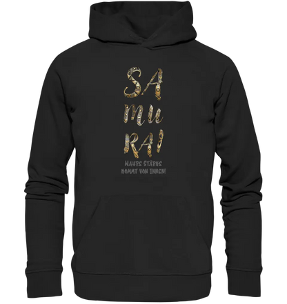 Samurai • Unisex Premium Hoodie XS-5XL aus Bio-Baumwolle für Damen & Herren  • Exklusivdesign • personalisiert