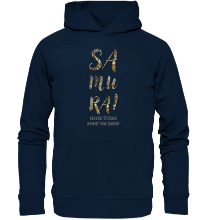 Samurai • Unisex Premium Hoodie XS-5XL aus Bio-Baumwolle für Damen & Herren  • Exklusivdesign • personalisiert