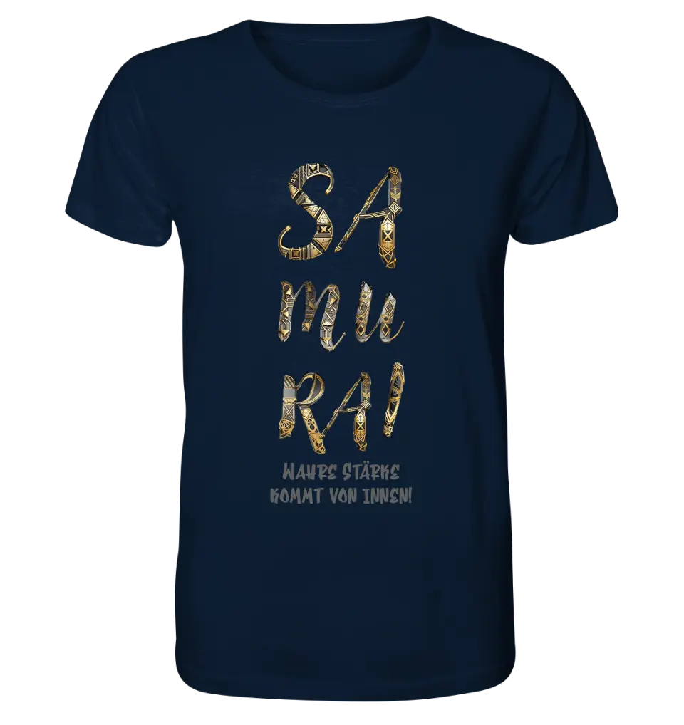 Samurai • Unisex Premium T-Shirt XS-5XL aus Bio-Baumwolle für Damen & Herren • Exklusivdesign • personalisiert