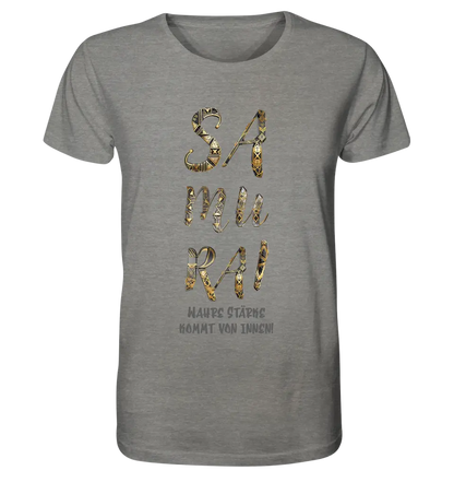 Samurai • Unisex Premium T-Shirt XS-5XL aus Bio-Baumwolle für Damen & Herren • Exklusivdesign • personalisiert