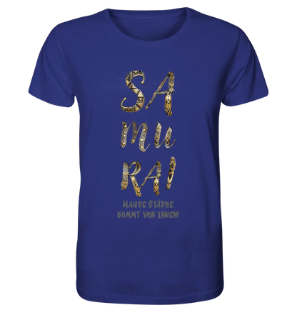 Samurai • Unisex Premium T-Shirt XS-5XL aus Bio-Baumwolle für Damen & Herren • Exklusivdesign • personalisiert