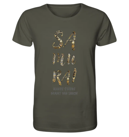 Samurai • Unisex Premium T-Shirt XS-5XL aus Bio-Baumwolle für Damen & Herren • Exklusivdesign • personalisiert