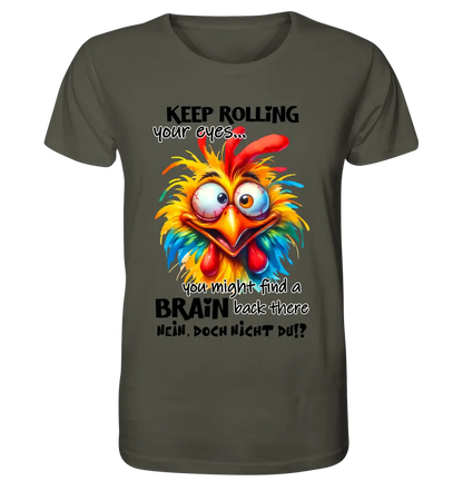 Find a brain!? • Unisex Premium T-Shirt XS-5XL made of organic cotton for women &amp; men • Exclusive design • personalized