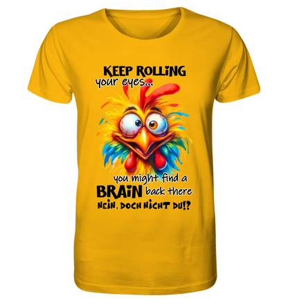 Find a brain!? • Unisex Premium T-Shirt XS-5XL made of organic cotton for women &amp; men • Exclusive design • personalized