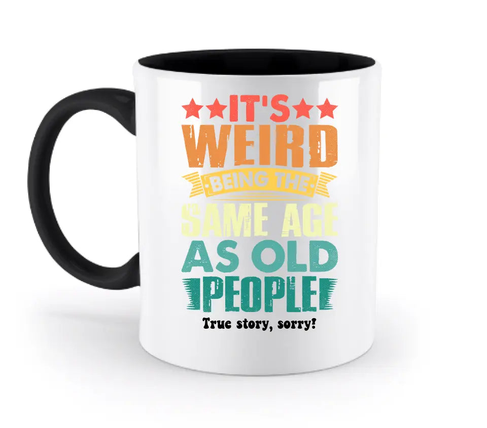 Old people • two-tone mug • exclusive design • personalized