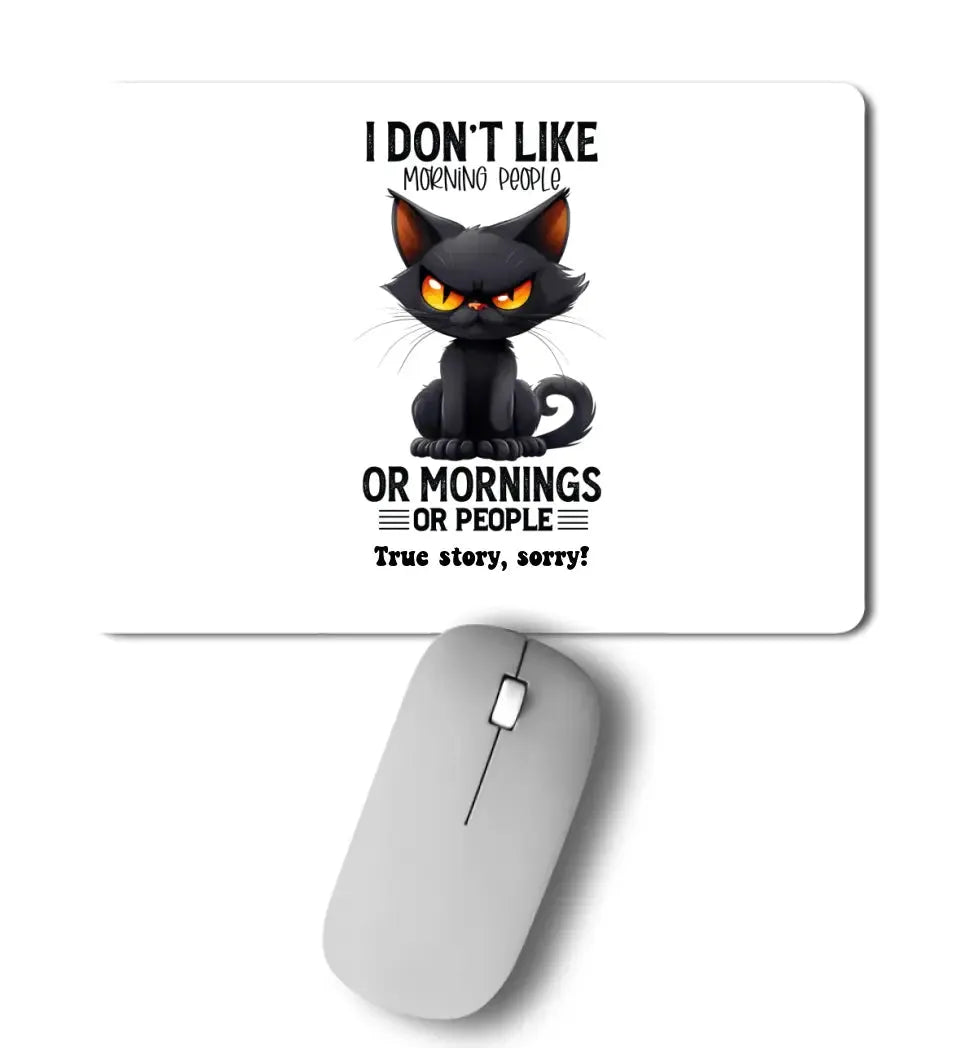 Morning people • Katze • Hund • Mousepad • Exklusivdesign • personalisiert