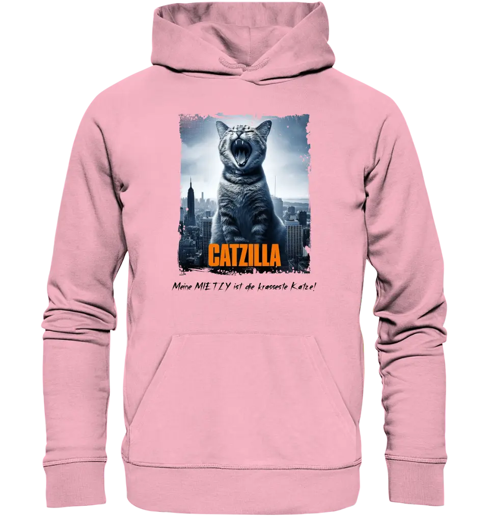 Catzilla • Katze • Unisex Premium Hoodie XS-5XL aus Bio-Baumwolle für Damen & Herren • Exklusivdesign • personalisiert