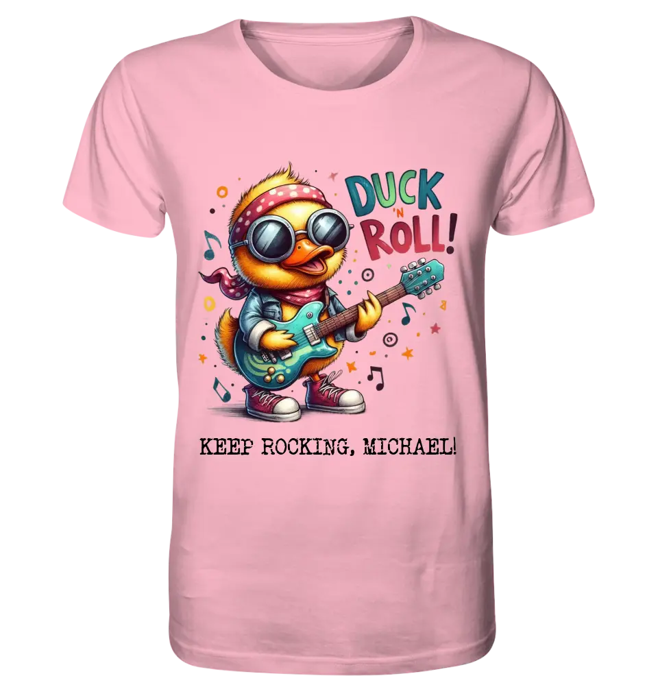 DUCK ´N ROLL • Duck • Unisex Premium T-Shirt XS-5XL made of organic cotton for women &amp; men • Exclusive design • personalized