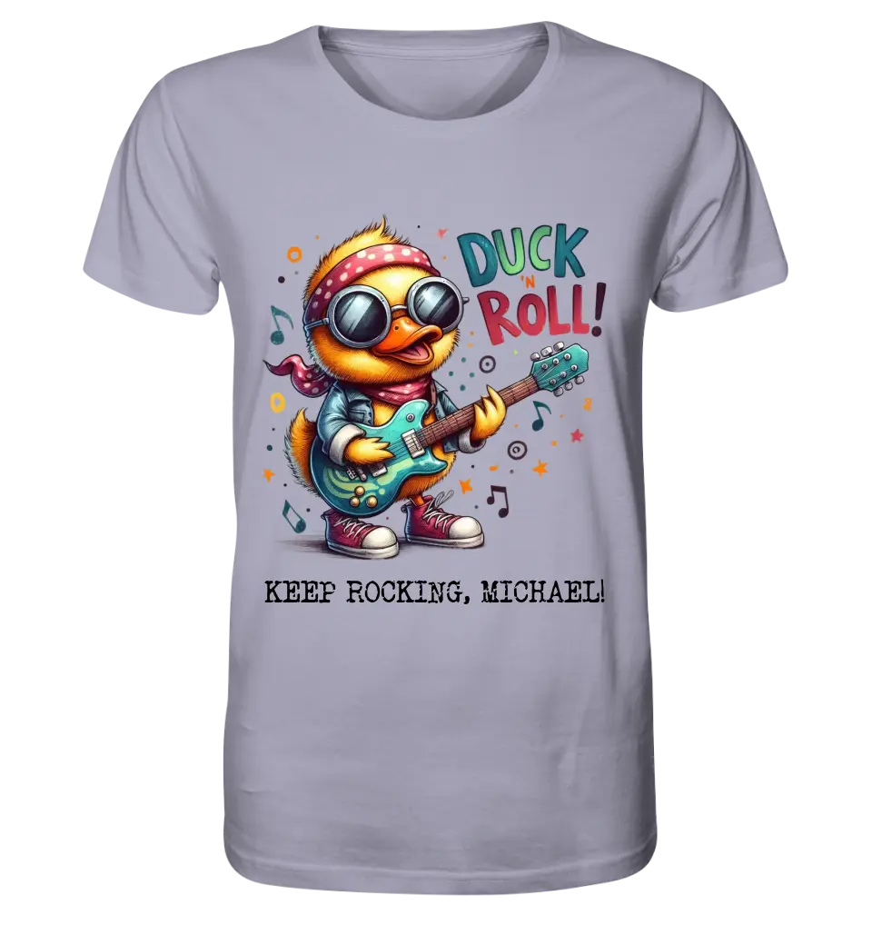 DUCK ´N ROLL • Duck • Unisex Premium T-Shirt XS-5XL made of organic cotton for women &amp; men • Exclusive design • personalized