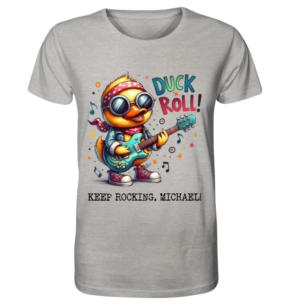 DUCK ´N ROLL • Duck • Unisex Premium T-Shirt XS-5XL made of organic cotton for women &amp; men • Exclusive design • personalized