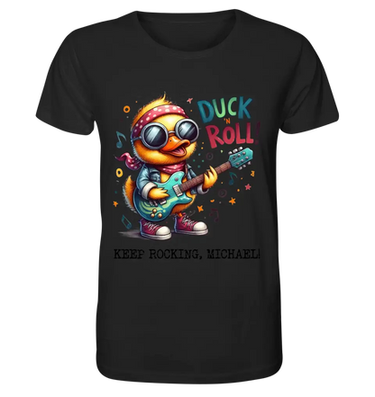 DUCK ´N ROLL • Duck • Unisex Premium T-Shirt XS-5XL made of organic cotton for women &amp; men • Exclusive design • personalized