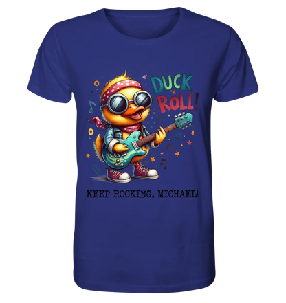 DUCK ´N ROLL • Duck • Unisex Premium T-Shirt XS-5XL made of organic cotton for women &amp; men • Exclusive design • personalized