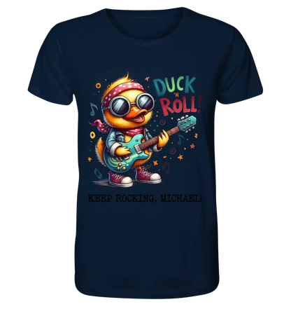 DUCK ´N ROLL • Duck • Unisex Premium T-Shirt XS-5XL made of organic cotton for women &amp; men • Exclusive design • personalized