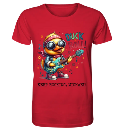 DUCK ´N ROLL • Duck • Unisex Premium T-Shirt XS-5XL made of organic cotton for women &amp; men • Exclusive design • personalized