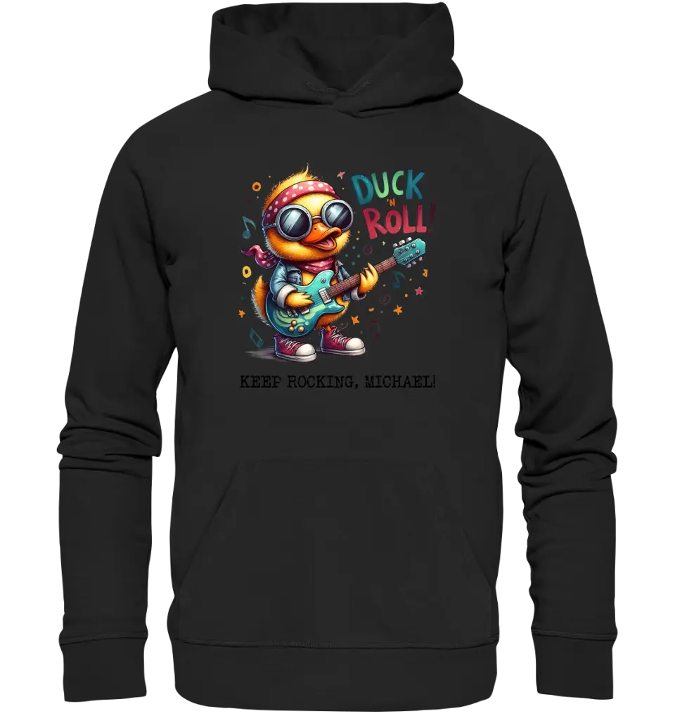 DUCK ´N ROLL • Duck • Unisex Premium Hoodie XS-5XL made of organic cotton for women &amp; men • Exclusive design • personalized