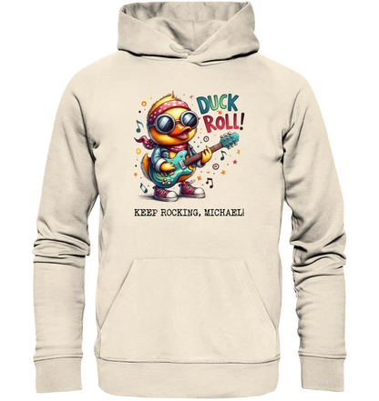 DUCK ´N ROLL • Duck • Unisex Premium Hoodie XS-5XL made of organic cotton for women &amp; men • Exclusive design • personalized