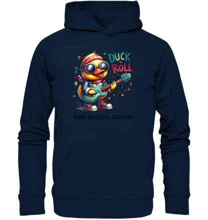 DUCK ´N ROLL • Duck • Unisex Premium Hoodie XS-5XL made of organic cotton for women &amp; men • Exclusive design • personalized