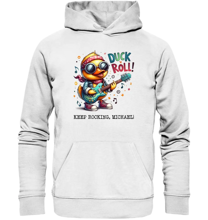 DUCK ´N ROLL • Duck • Unisex Premium Hoodie XS-5XL made of organic cotton for women &amp; men • Exclusive design • personalized