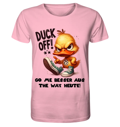 DUCK OFF • ENTE • Unisex Premium T-Shirt XS-5XL aus Bio-Baumwolle für Damen & Herren • Exklusivdesign • personalisiert