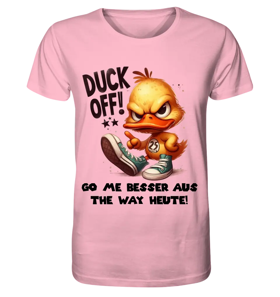 DUCK OFF • ENTE • Unisex Premium T-Shirt XS-5XL aus Bio-Baumwolle für Damen & Herren • Exklusivdesign • personalisiert