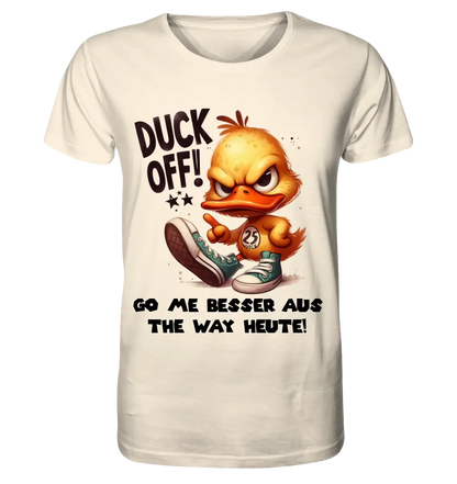 DUCK OFF • ENTE • Unisex Premium T-Shirt XS-5XL aus Bio-Baumwolle für Damen & Herren • Exklusivdesign • personalisiert