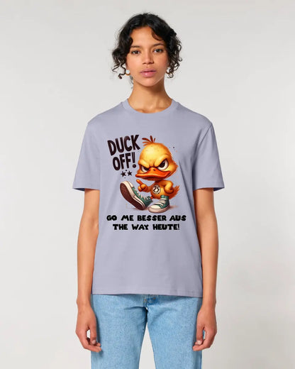 DUCK OFF • ENTE • Unisex Premium T-Shirt XS-5XL aus Bio-Baumwolle für Damen & Herren • Exklusivdesign • personalisiert