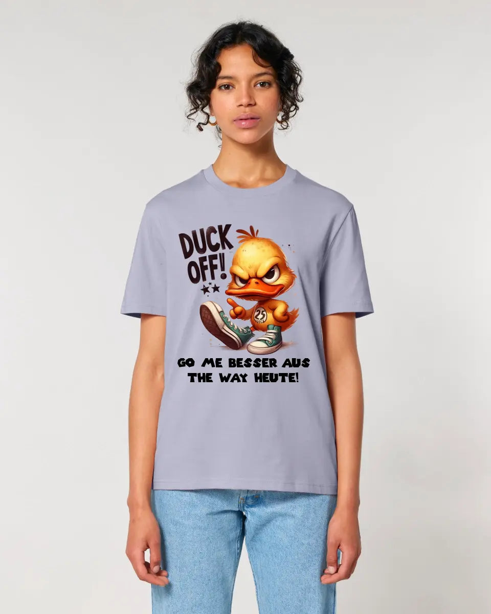 DUCK OFF • ENTE • Unisex Premium T-Shirt XS-5XL aus Bio-Baumwolle für Damen & Herren • Exklusivdesign • personalisiert