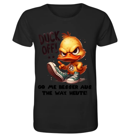 DUCK OFF • ENTE • Unisex Premium T-Shirt XS-5XL aus Bio-Baumwolle für Damen & Herren • Exklusivdesign • personalisiert