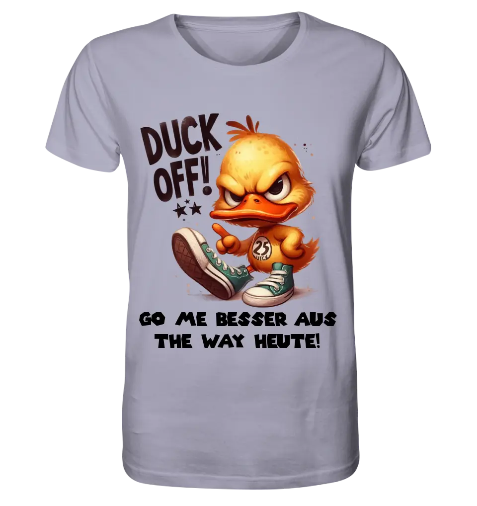 DUCK OFF • ENTE • Unisex Premium T-Shirt XS-5XL aus Bio-Baumwolle für Damen & Herren • Exklusivdesign • personalisiert