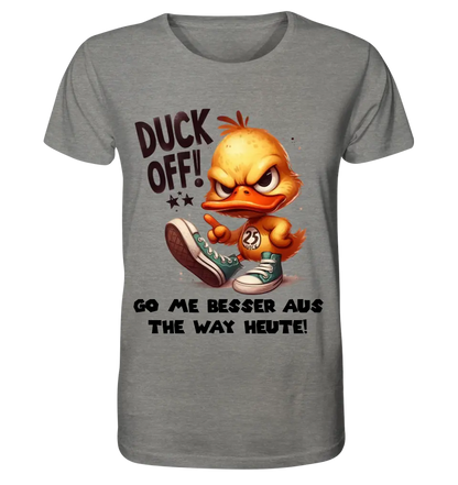 DUCK OFF • ENTE • Unisex Premium T-Shirt XS-5XL aus Bio-Baumwolle für Damen & Herren • Exklusivdesign • personalisiert