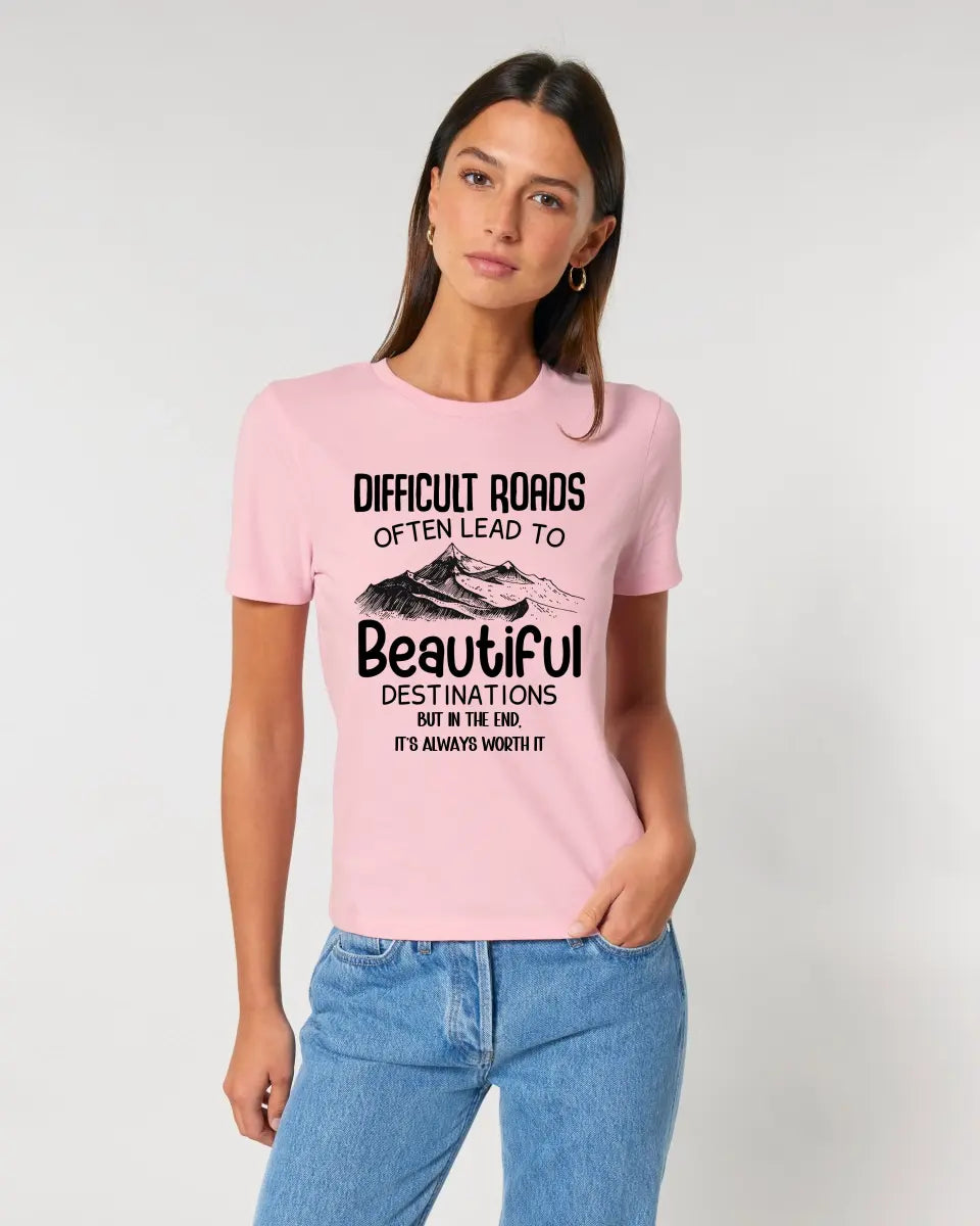 Beautiful destinations • Ladies Premium T-Shirt XS-2XL aus Bio-Baumwolle für Damen • Exklusivdesign • personalisiert